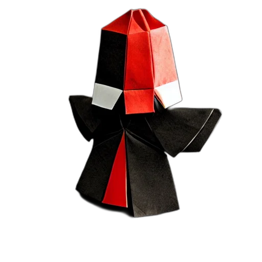 hat, crown, umbrella, jewelry, 3d render, concept art, red, origami transparent PNG cut-out