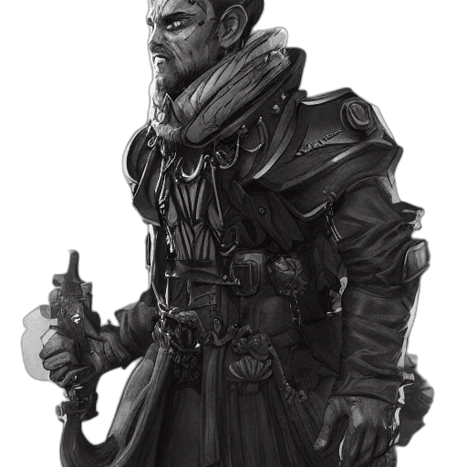 staff, concept art, fantasy art, cyberpunk transparent PNG cut-out