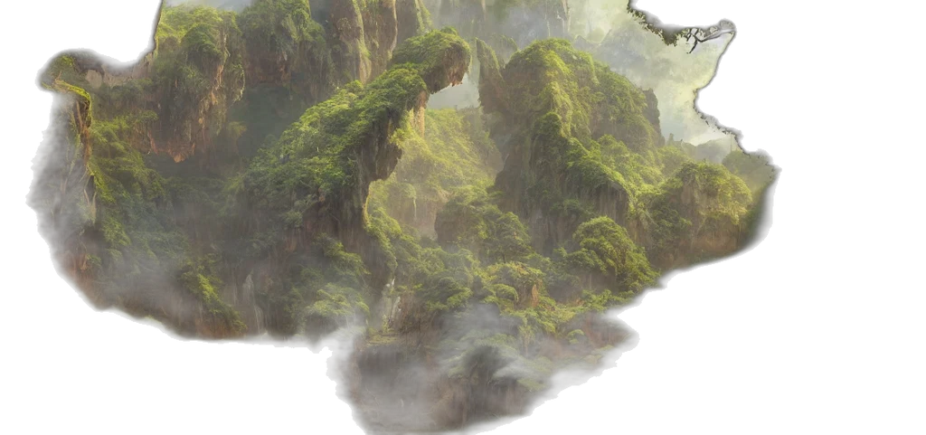 dragon, tree, sword, hair transparent PNG cut-out