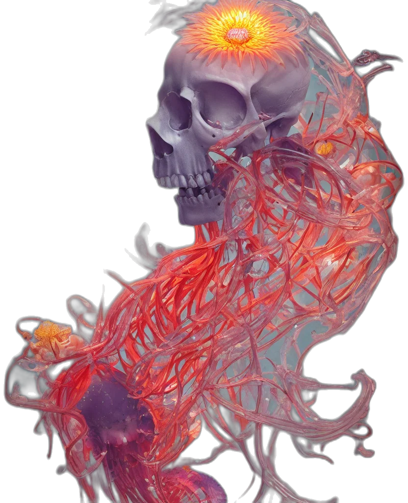 mask, hair, creature, jewelry transparent PNG cut-out