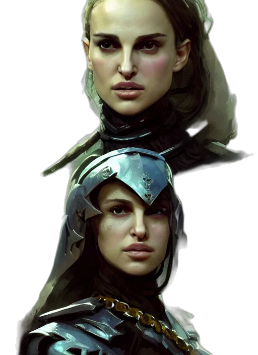 face, crown, mask, staff, concept art, fantasy art, photorealistic, comic book art transparent PNG cut-out