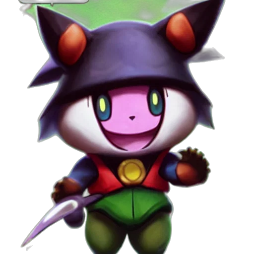 staff, weapon, animal, hat transparent PNG cut-out