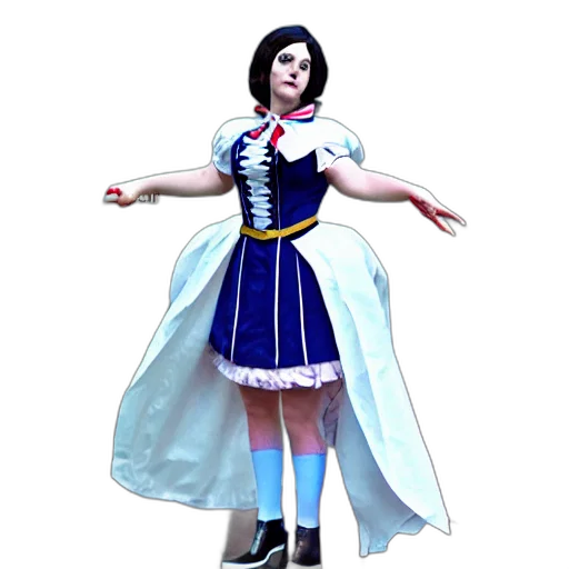 dress, staff, concept art, 3d render transparent PNG cut-out