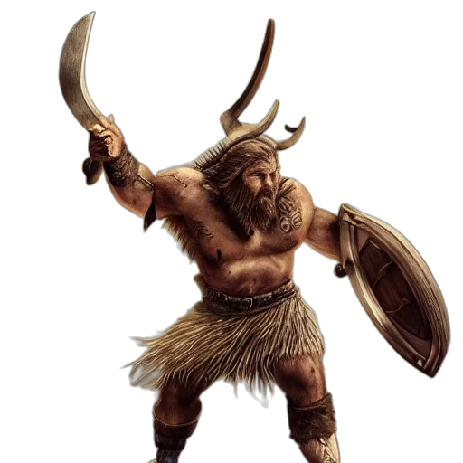 animal, staff, creature, weapon, concept art, fantasy art, 3d render, viking transparent PNG cut-out