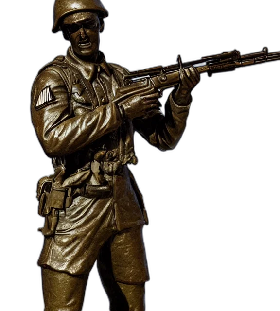 weapon, staff, jacket, hat, concept art, photorealistic, 3d render, comic book art transparent PNG cut-out