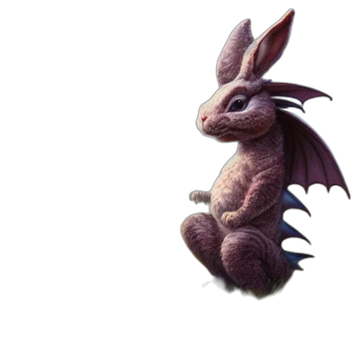 dragon, creature, animal, staff transparent PNG cut-out