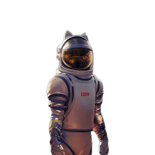 robot, jacket, staff, mask transparent PNG cut-out