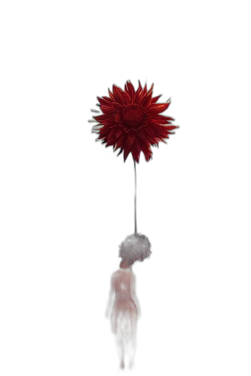 flower, staff, umbrella, crown, 3d render, concept art, photorealistic, anime transparent PNG cut-out