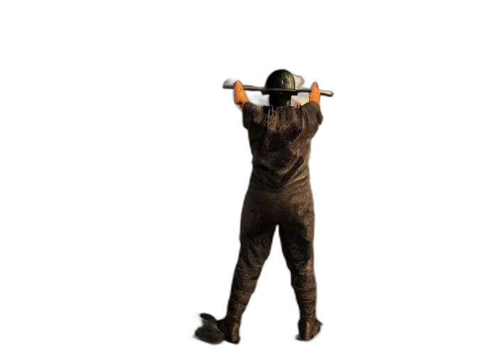 staff, weapon, sword, robot, concept art, 3d render, pixel art, strong transparent PNG cut-out