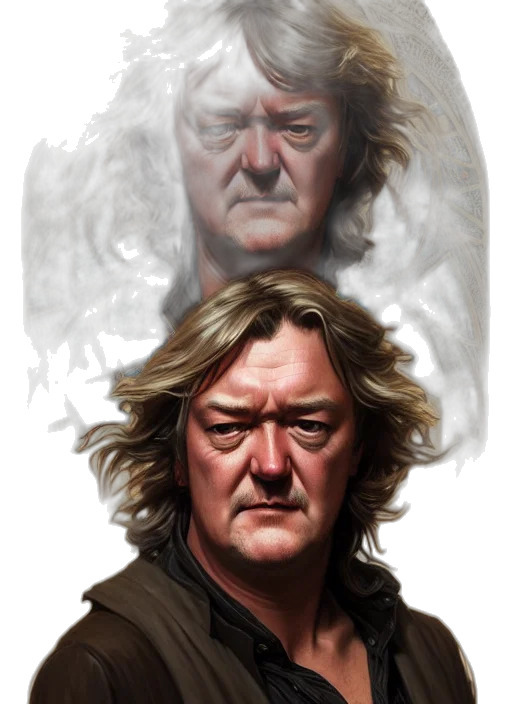 face, concept art, photorealistic, comic book art transparent PNG cut-out