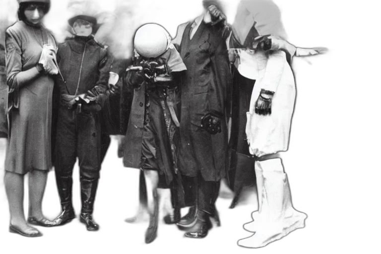 mask, staff, robot, jacket transparent PNG cut-out