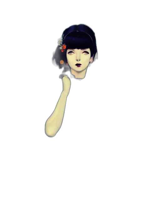 staff, face, mask, hair transparent PNG cut-out