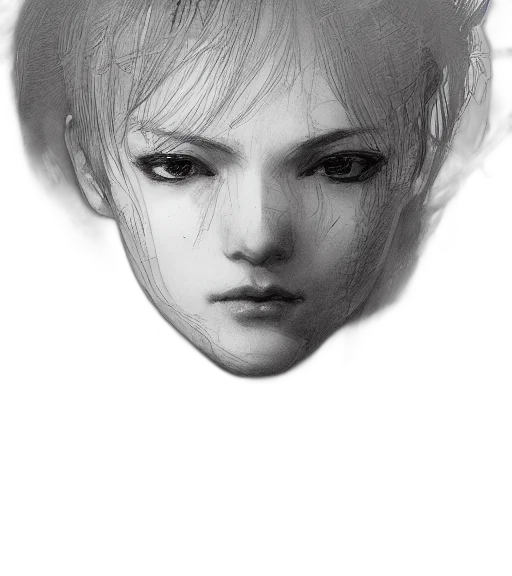 face, mask, hair, crown transparent PNG cut-out