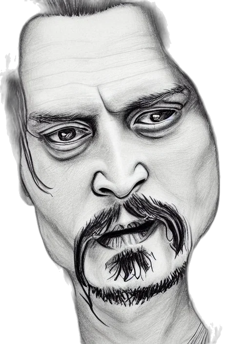 face, mask, photorealistic, pencil sketch, cartoon, comic book art, matt, groening transparent PNG cut-out