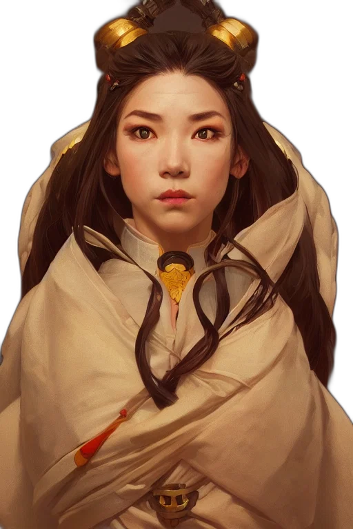 face, staff, mask, crown, fantasy art, concept art, photorealistic, oil painting transparent PNG cut-out