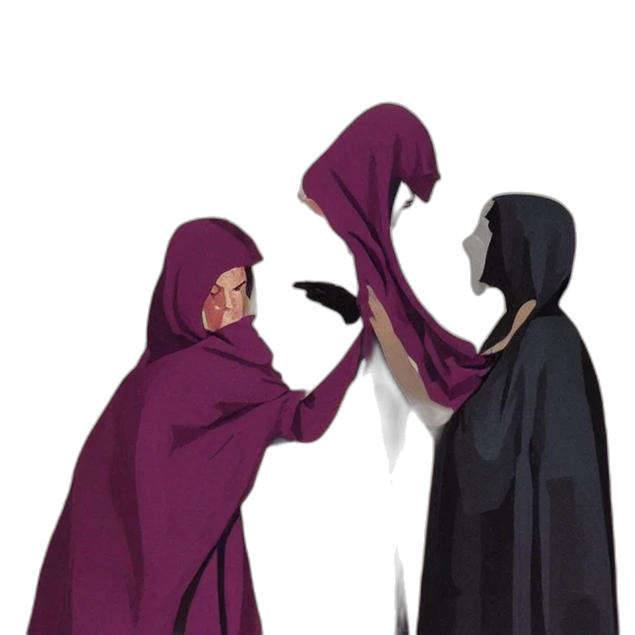 umbrella, staff, dress, weapon, concept art, 3d render, comic book art, pixel art transparent PNG cut-out