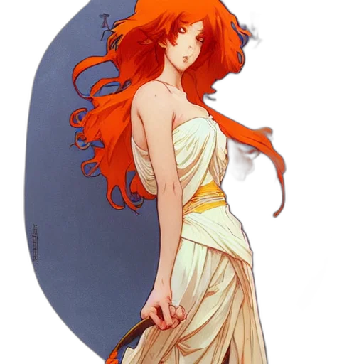 dress, concept art, fantasy art, watercolor transparent PNG cut-out