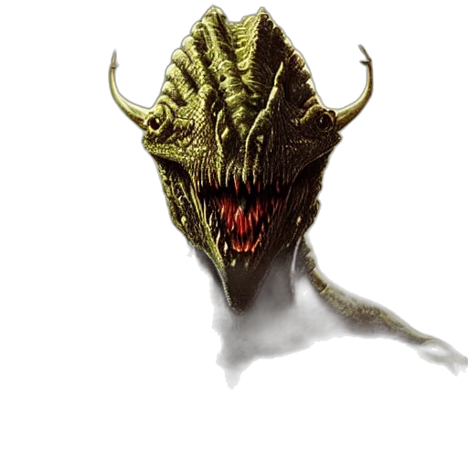 dragon, mask, creature, face, concept art, fantasy art, photorealistic, 3d render transparent PNG cut-out