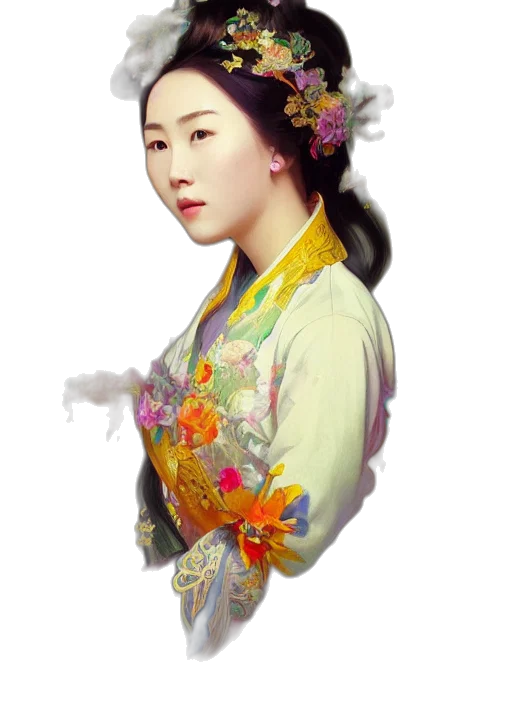 staff, crown, dress, face transparent PNG cut-out