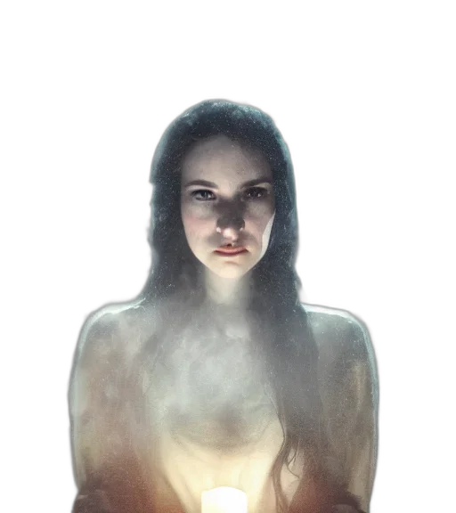 face, dress, mask, creature transparent PNG cut-out