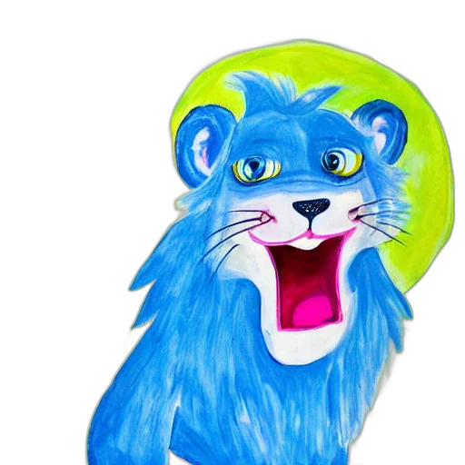staff, watercolor, concept art, cartoon, 3d render, cute, laughing, blue transparent PNG cut-out