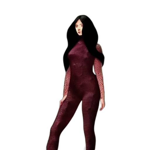 dress, creature, 3d render, concept art transparent PNG cut-out