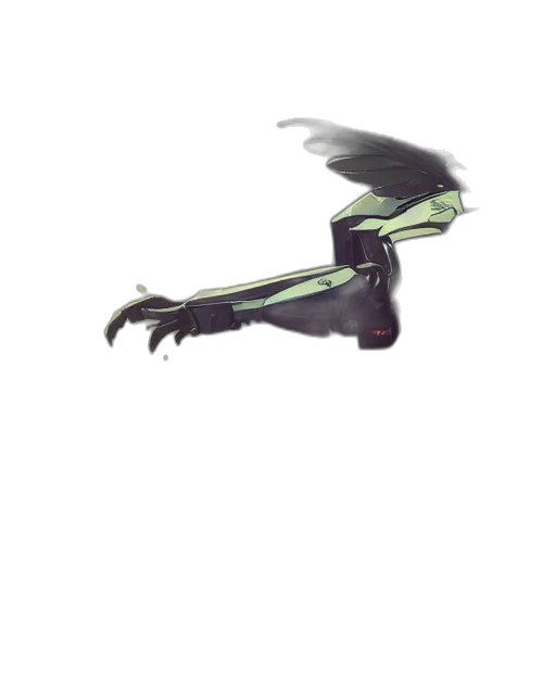 dragon, robot, staff, creature, concept art, 3d render, fantasy art, pixel art transparent PNG cut-out