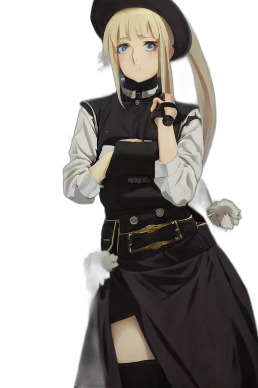 staff, dress, jacket, hat transparent PNG cut-out