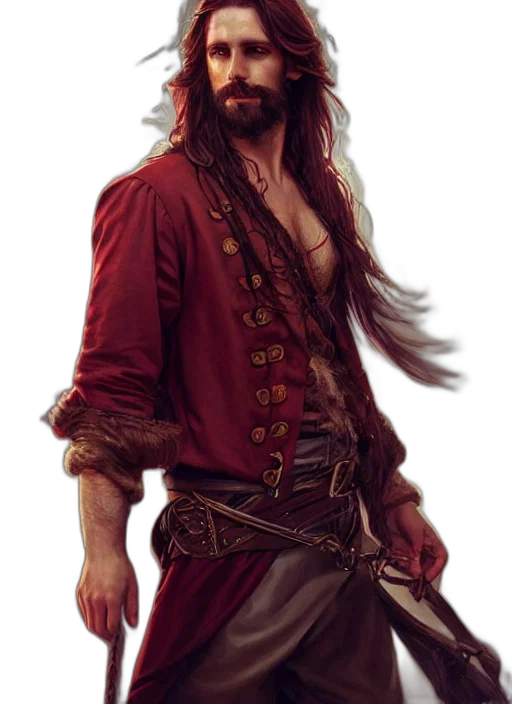 jacket, fantasy art, concept art, photorealistic transparent PNG cut-out