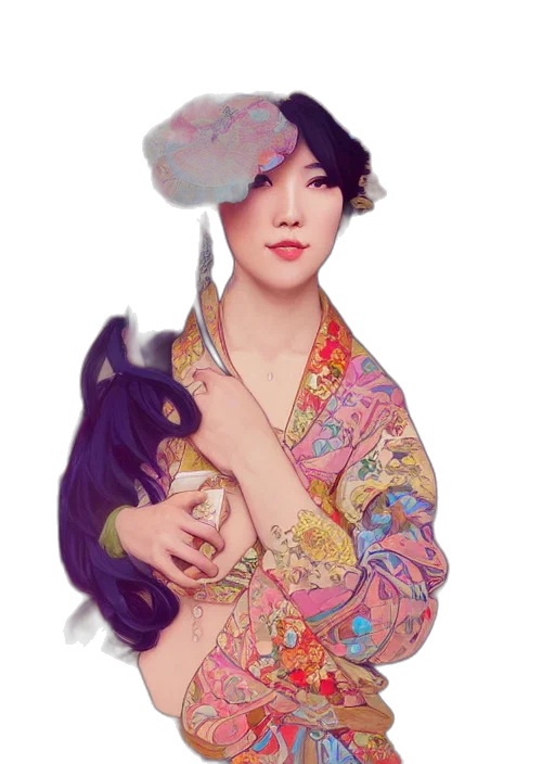 dress, hat, weapon, dragon transparent PNG cut-out