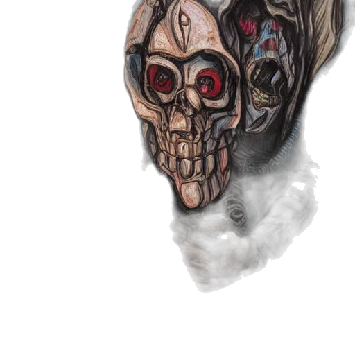 mask, face, robot, jewelry, concept art, fantasy art, watercolor, cyberpunk transparent PNG cut-out