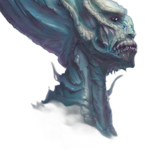 creature, face, mask, dragon, concept art, fantasy art, watercolor, photorealistic transparent PNG cut-out