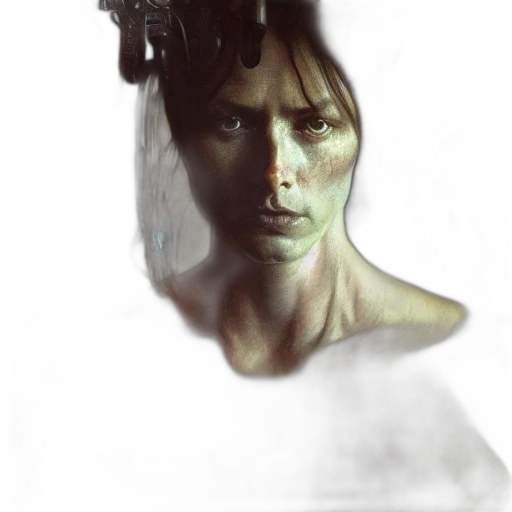 face, mask, robot, creature transparent PNG cut-out