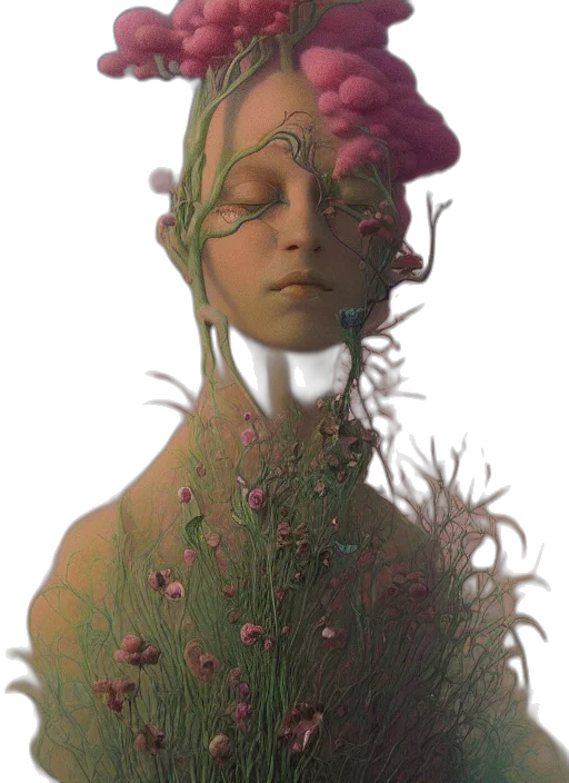 mask, face, creature, crown transparent PNG cut-out