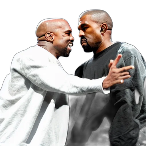jacket, photorealistic, concept art, 3d render, kanye, west, brings, out transparent PNG cut-out
