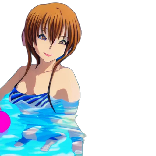 3d render, anime, photorealistic, cartoon transparent PNG cut-out