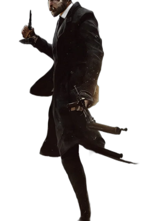 staff, jacket, weapon, umbrella transparent PNG cut-out