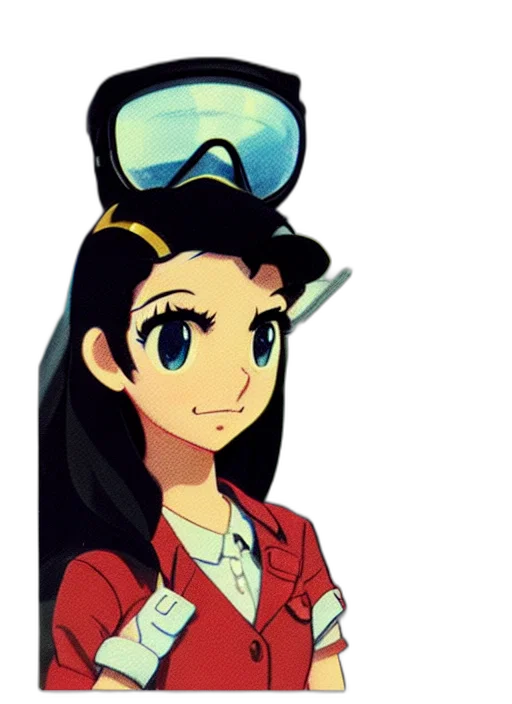 staff, crown, face, hat, anime, cartoon, pixel art, concept art transparent PNG cut-out