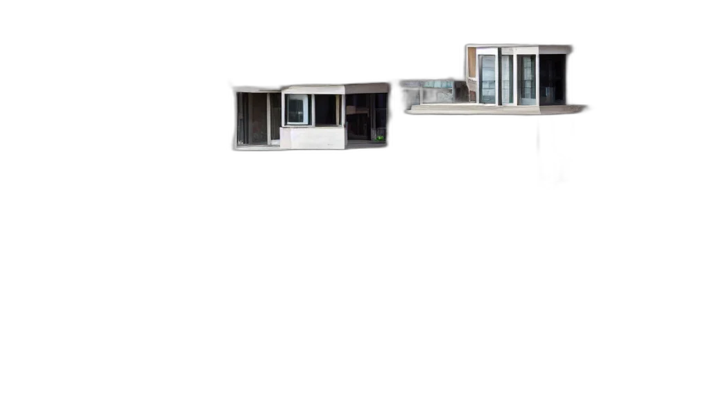building, furniture, 3d render, concept art transparent PNG cut-out