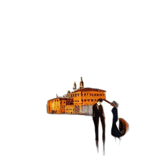 umbrella, building, staff, hat, concept art, watercolor, photorealistic, pixel art transparent PNG cut-out