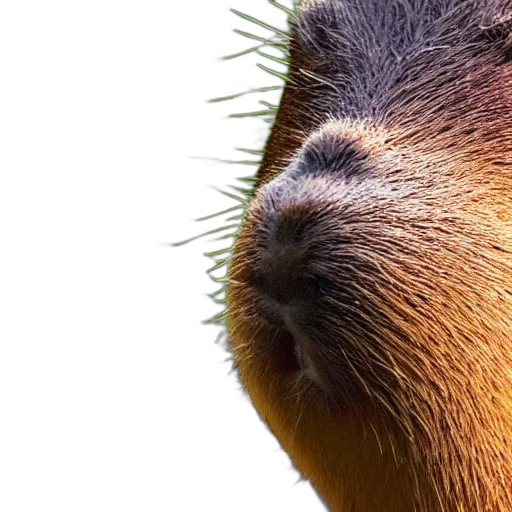 animal, hair, face, creature transparent PNG cut-out