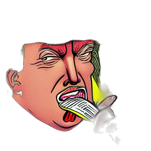 mask, face, staff, cartoon, photorealistic, concept art, vaporwave, close transparent PNG cut-out