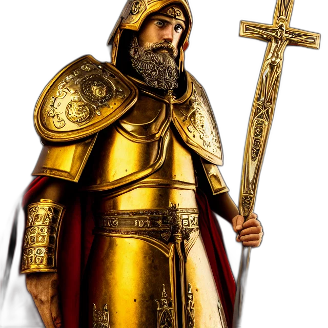 sword, staff, fantasy art, concept art, pixel art, photorealistic, golden, photo transparent PNG cut-out