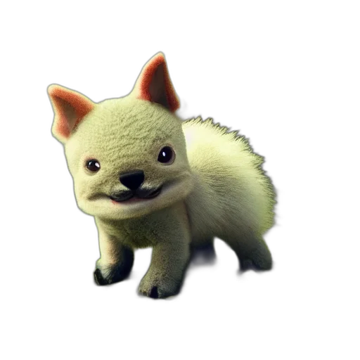 animal, creature, staff, dragon, 3d render, concept art, pixel art, photorealistic transparent PNG cut-out