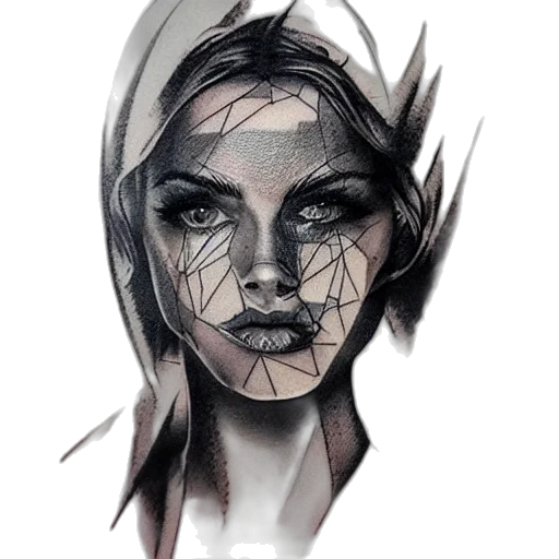face, mask, hair, dress transparent PNG cut-out