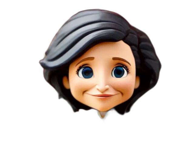 face, crown, jewelry, hat, 3d render, cartoon, photorealistic, concept art transparent PNG cut-out