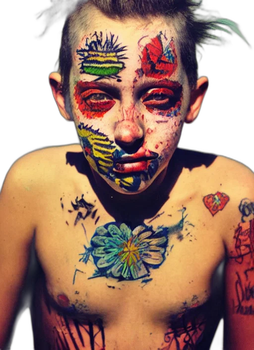 mask, face, jewelry, creature, photorealistic, watercolor, concept art, cyberpunk transparent PNG cut-out
