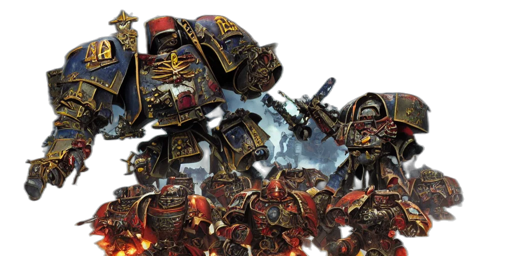 concept art, warhammer, 000, battle transparent PNG cut-out