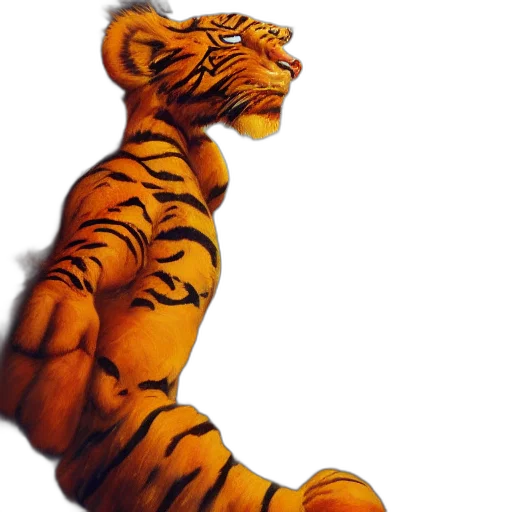 animal, creature, 3d render, photorealistic transparent PNG cut-out