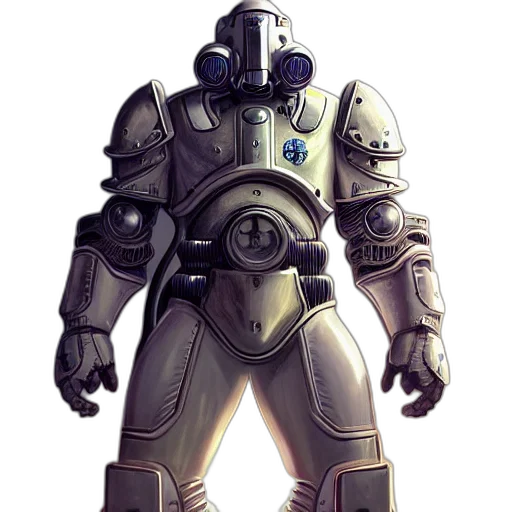 robot, weapon, concept art, comic book art, 3d render, fantasy art, earth tones, monochrome transparent PNG cut-out